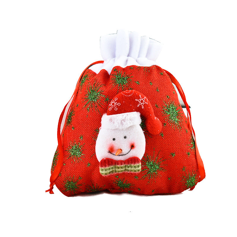 Christmas tote bag gift apple bag Christmas decoration 3D gift bag printed gift bag 1