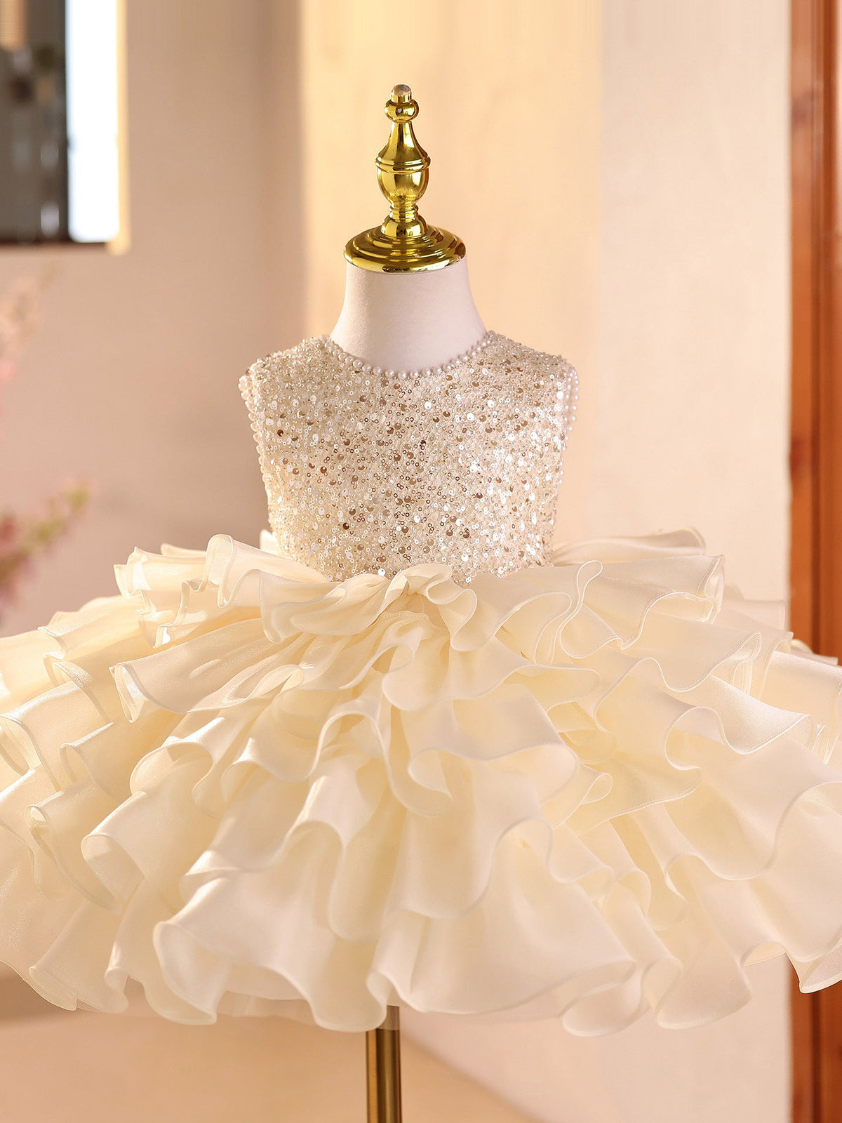 Light-luxury Flower Girl Dress For Performances Including Playing And Hosting Duties 6