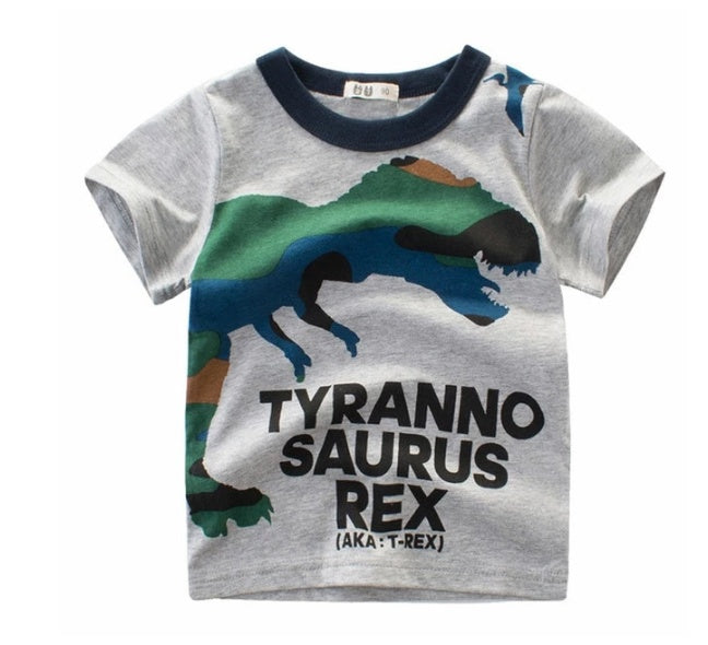 Children's Wear Summer New Korean Children's Boys Cotton T-shirt Men's Treasure In Children's Short Sleeves 8