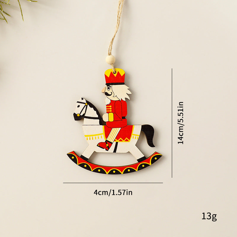 Elk Snowman Christmas Decoration Snowflake Santa Claus Christmas Tree Pendant Christmas Tree Decoration 3