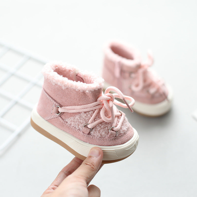 Plus Velvet Warm Korean Baby Cotton Shoes 6