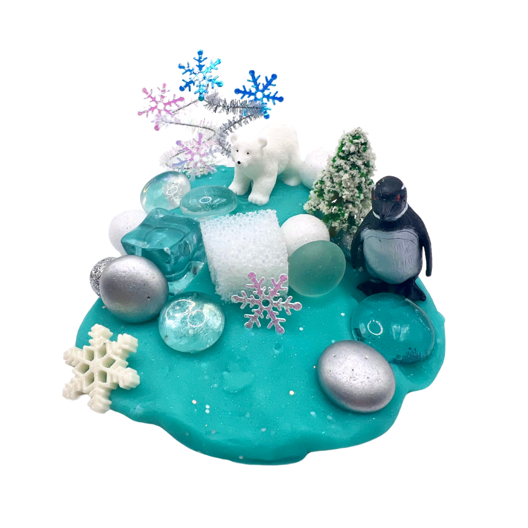 Arctic Winter Play Dough Jar 4
