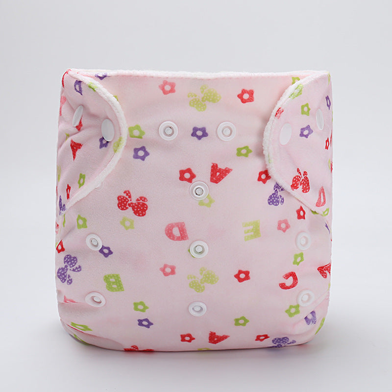 Baby cloth diaper pants cartoon diaper pants 8