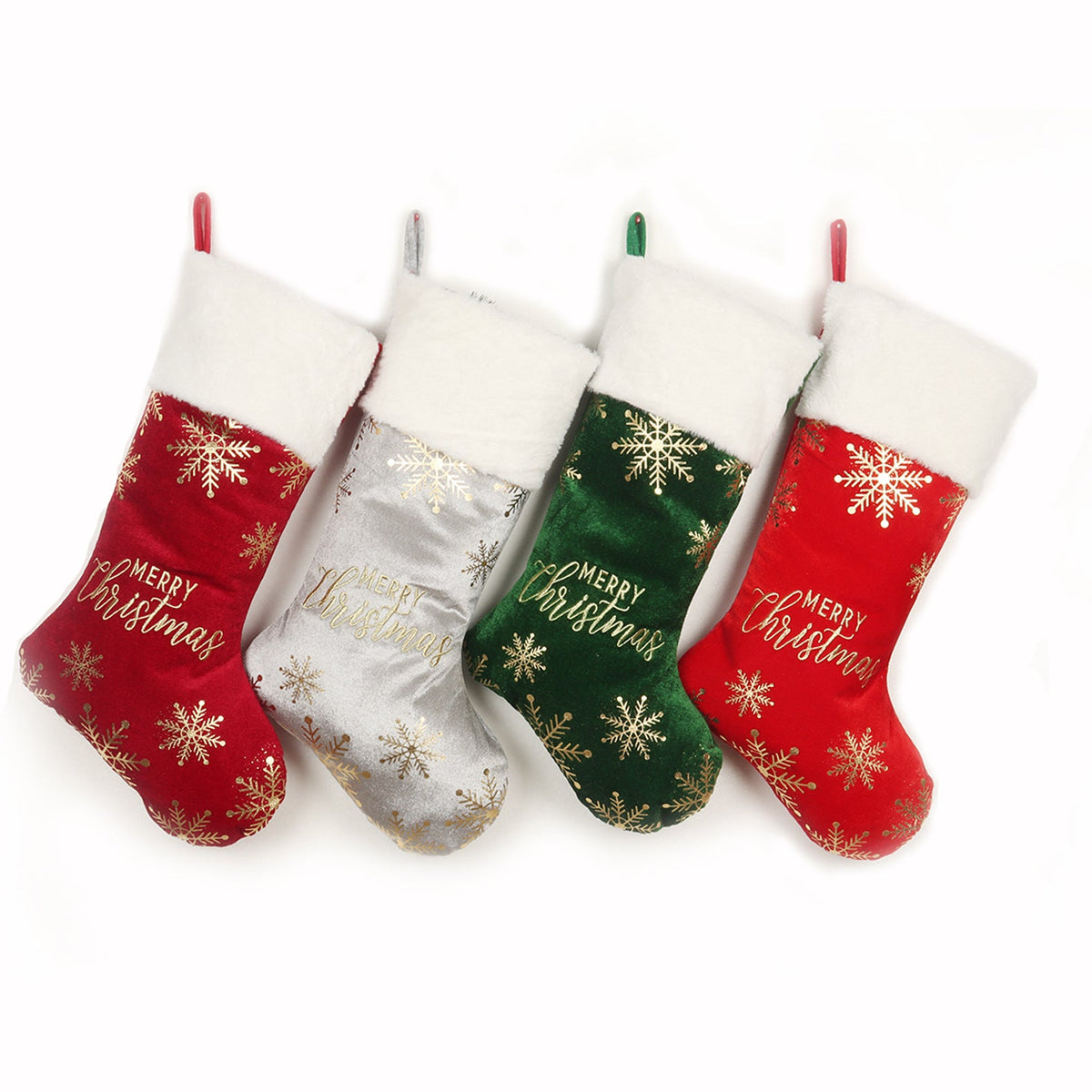 Christmas Stocking Decorations Embroidered Decorations Christmas Hot Stamped Socks 5