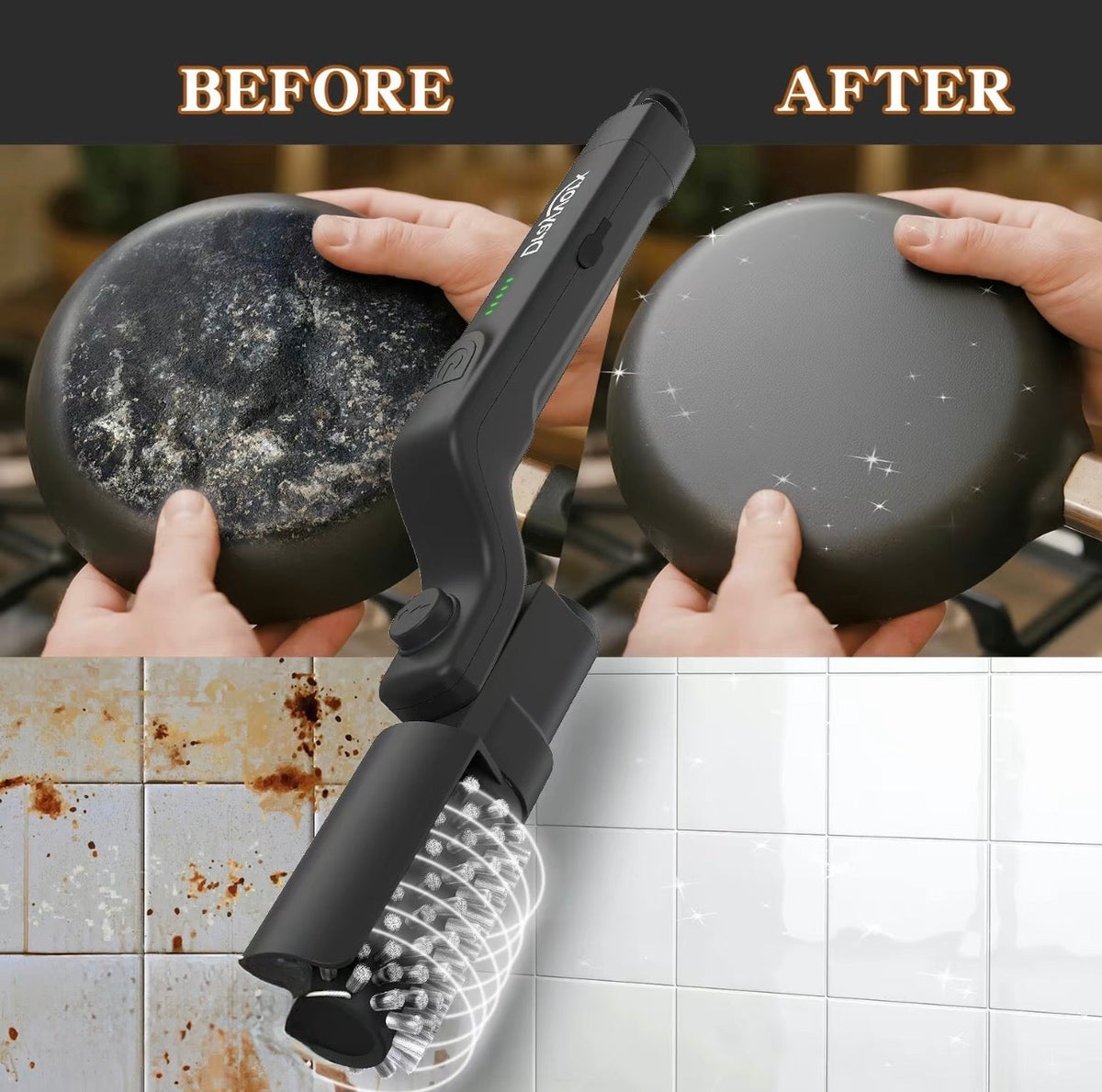 GrillForce Electric Brush 5