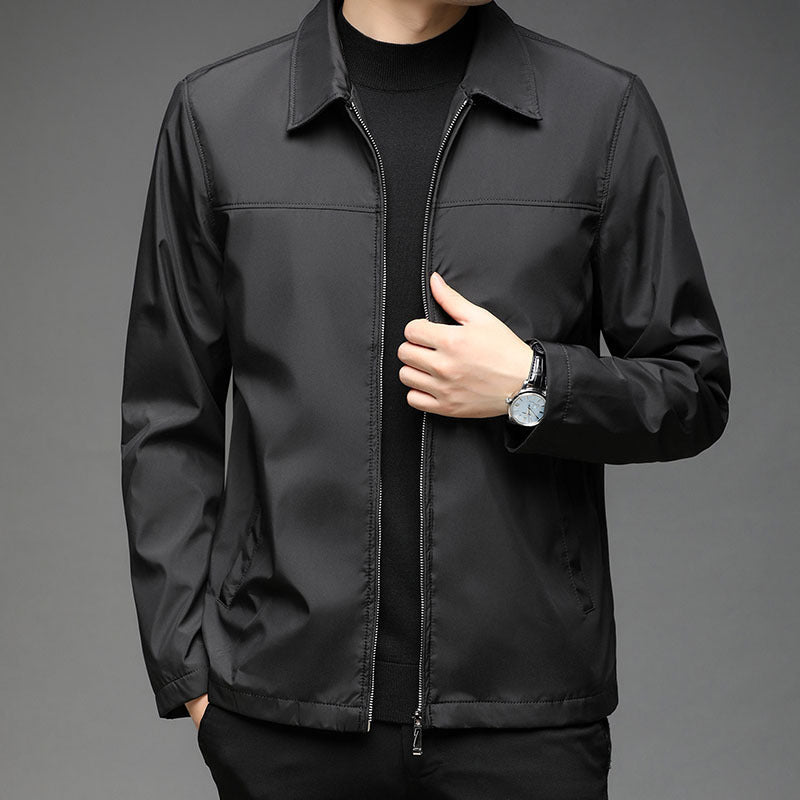 Lapel Jacket Fall Winter Coat Men's Clothing 3