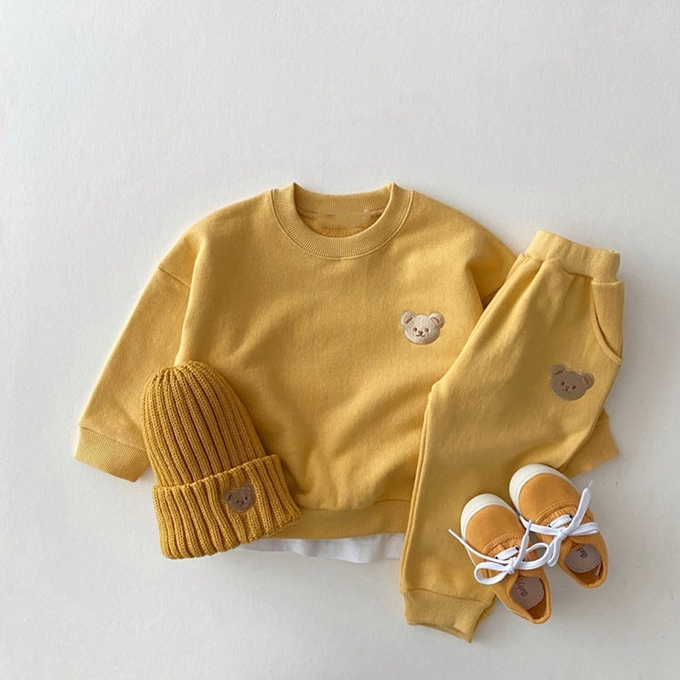 Baby Cartoon Embroidery Bear Head For Men And Women 4