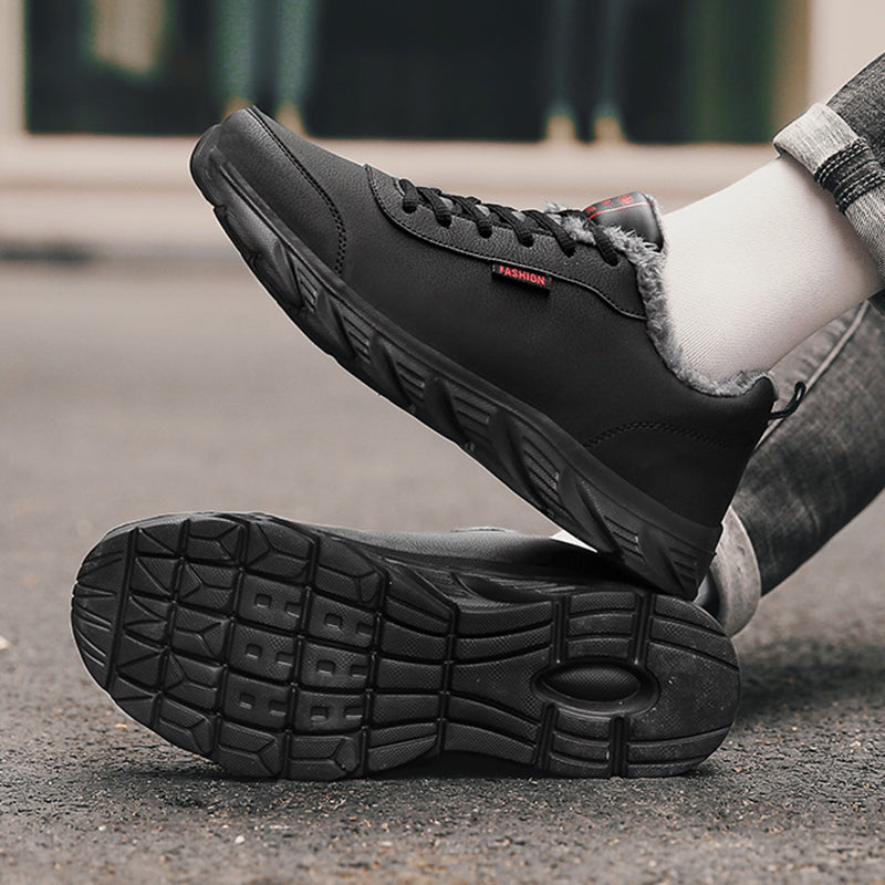 Men Sneakers Winter Warm Sports Shoes With Plush 4