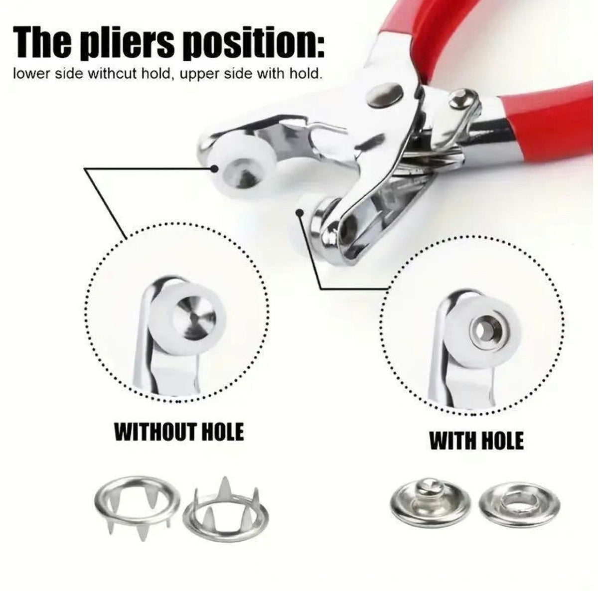 SewEase Button & Pliers Kit 6