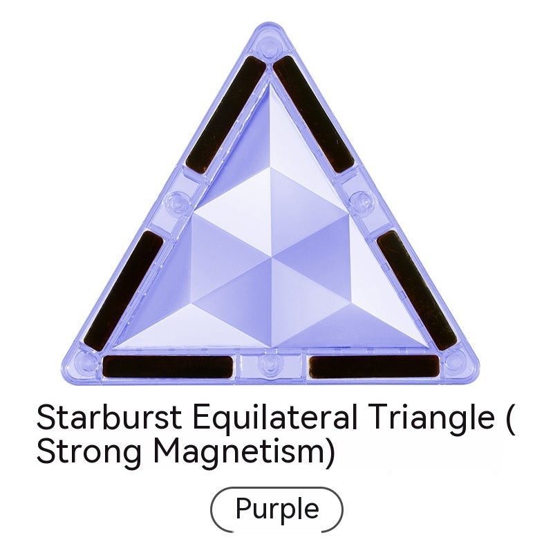 Color Window Asterism Magnetic Building Blocks Assembly 12