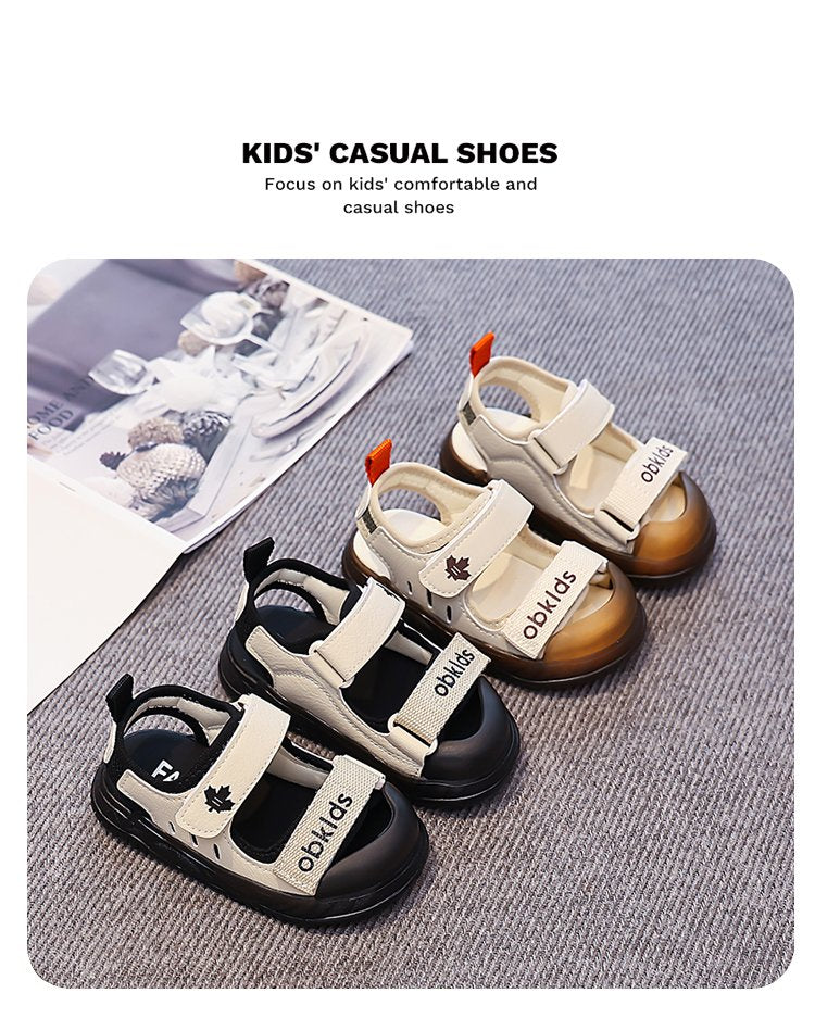 Children's Beach Shoes Summer New Style Medium And Large Children's And Boys' Sandals Velcro Children's Shoes 3