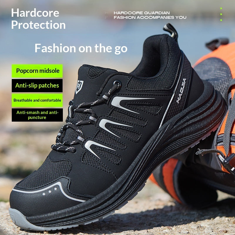 Four Season Anti Smash Puncture Resistant Work Safety Shoes For Men 2