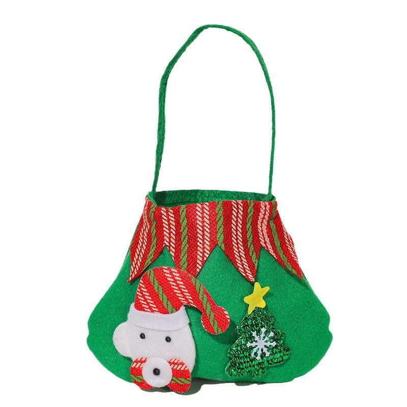 Christmas Safe Fruit Bag, Apple Bag, Christmas Gift Bag, Santa Claus, Snowman, Elk, Kindergarten Decoration Candy 4