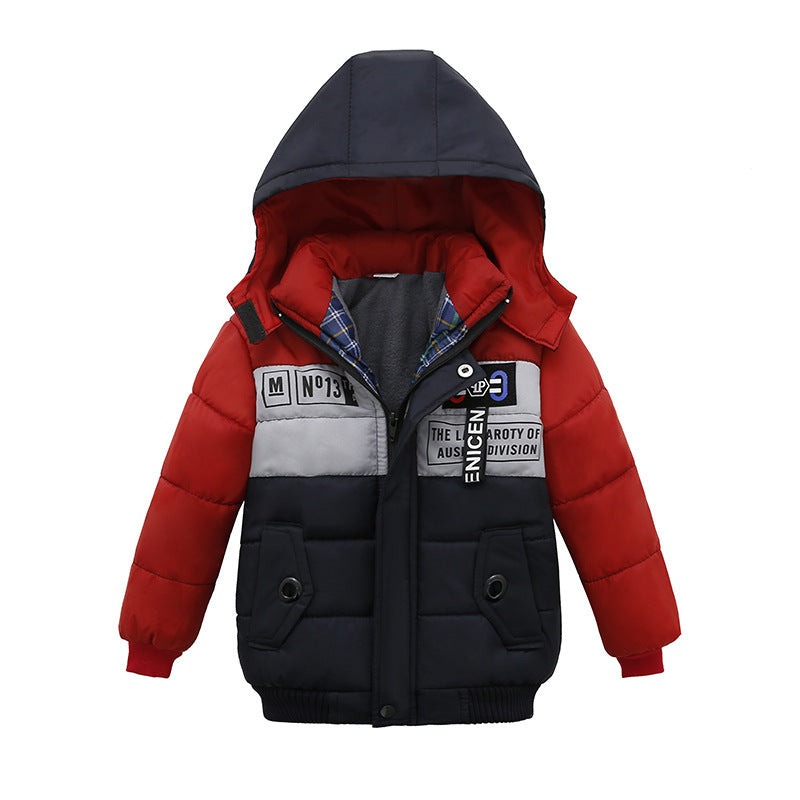 Small And Medium-Sized Boys Cotton-Padded Jackets 6