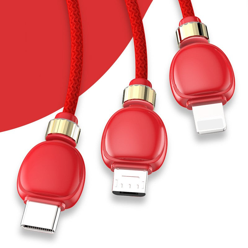 Creative lantern one with three data cables 1
