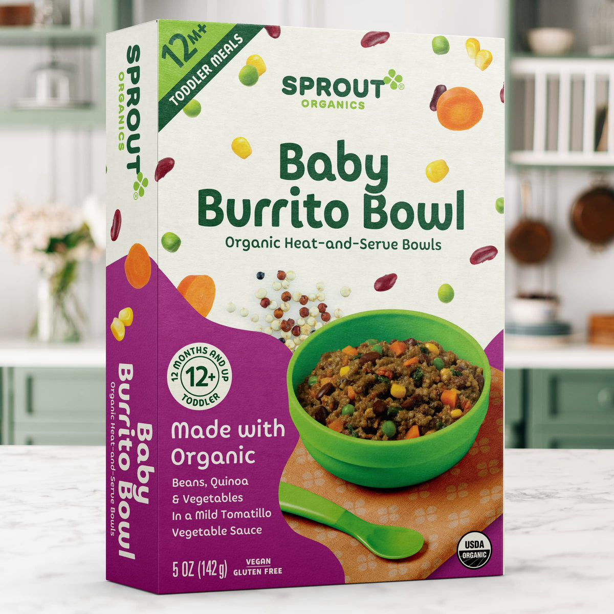 BestBy12/25 Sprout Organic Baby Food Macaroni Pasta Butternut Squash 5oz 8ct 2
