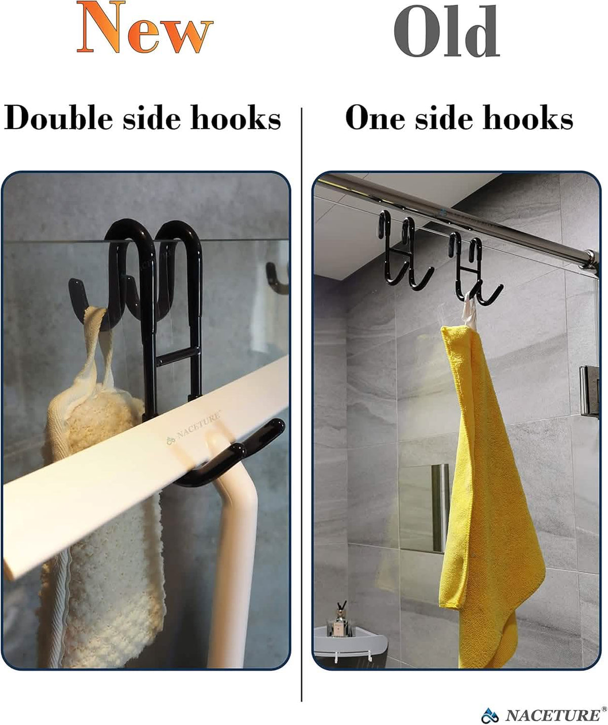 Rust-Resistant Door Mount Shower Hook – Strong Multifunctional Hanging Hook 7
