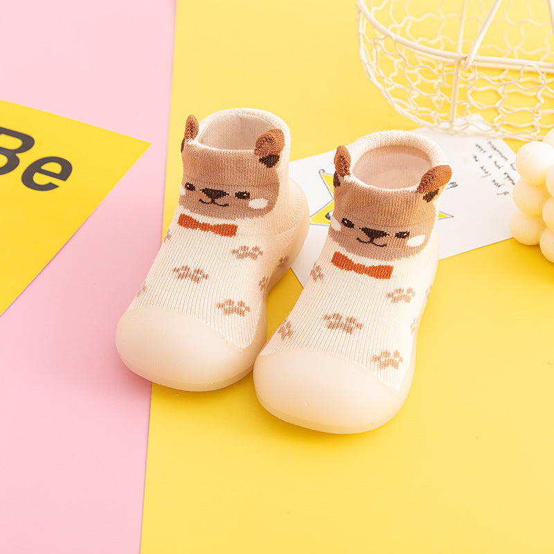 New Children's Socks Baby Toddler Soft-soled Floor Shoes 6