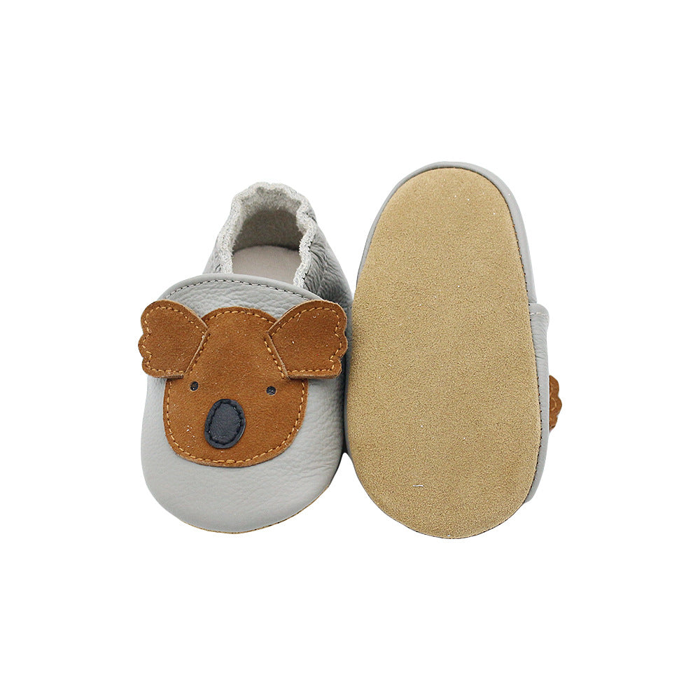 Premium Full-grain Leather Toddler Walking Shoes 9