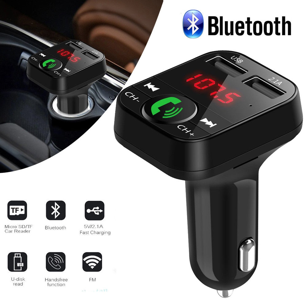 FM transmitter car charger receiver 4