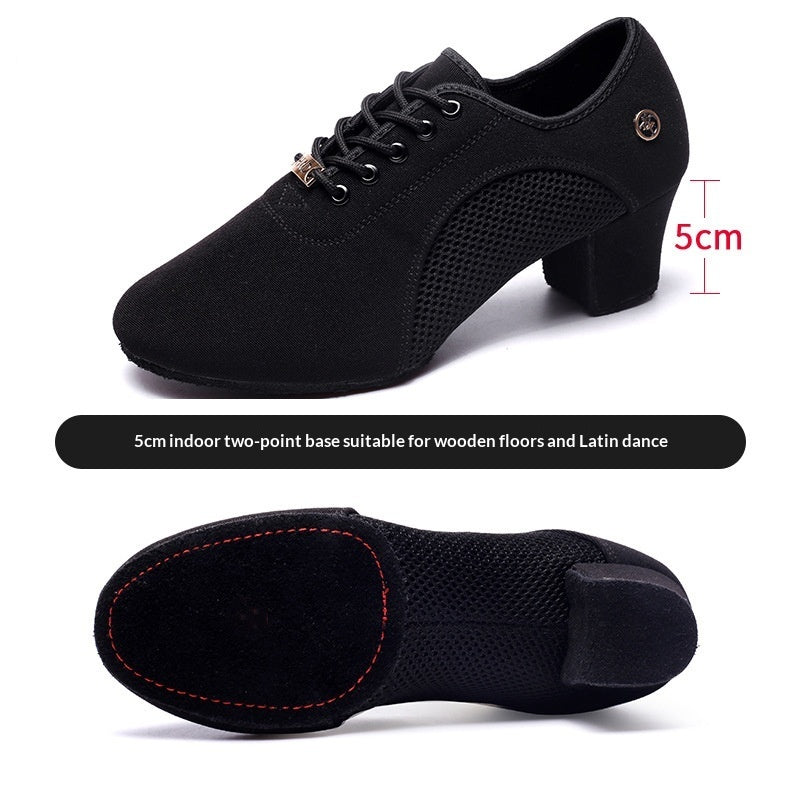Mesh Oxford Cloth Professional Latin Dance Shoes For Summer 8
