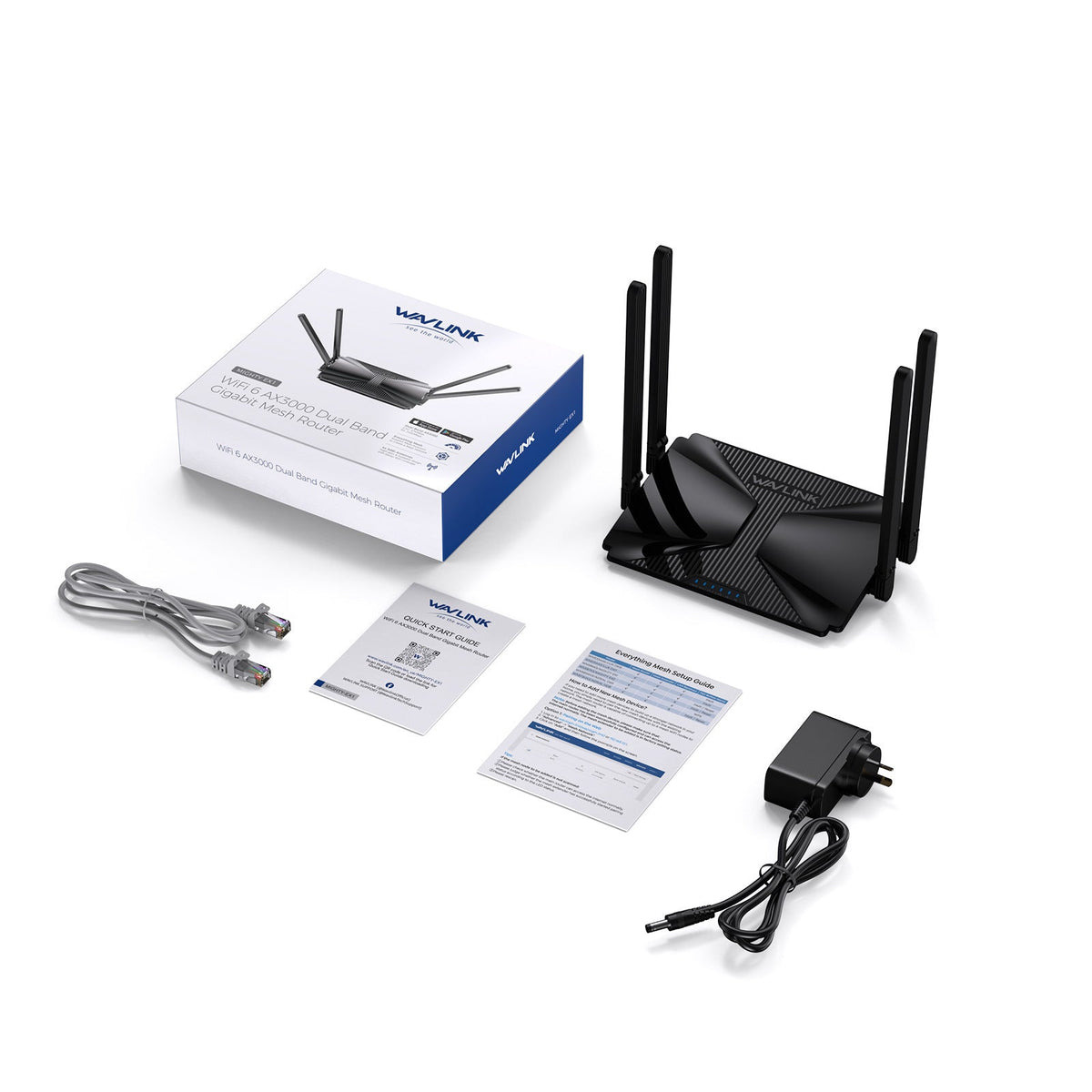 AX3000 Dual-Band Gigabit Mesh Wireless Wi-Fi 6 Router With 5dBi High-Gain Four-Antenna Design 8
