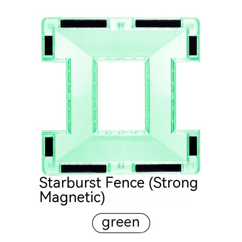 Color Window Asterism Magnetic Building Blocks Assembly 64