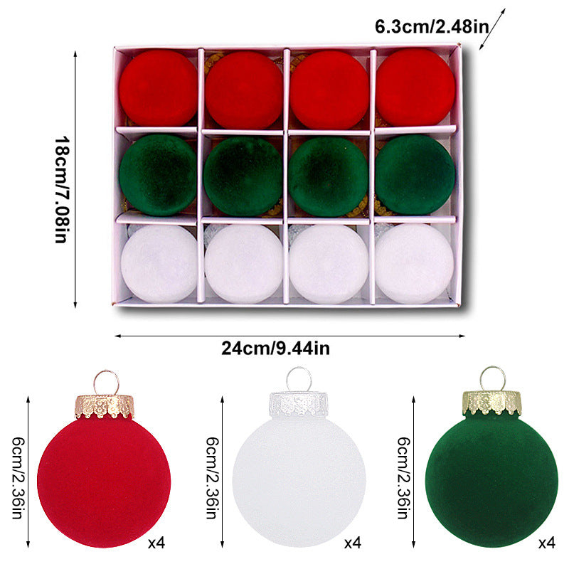 6cm Christmas ball, Christmas tree ornament, holiday decoration 3