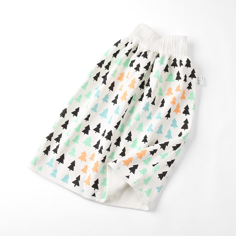 Cotton and bamboo fiber Baby diaper skirt 7