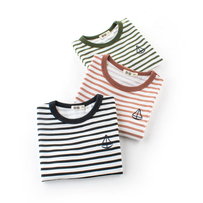Boys' Cotton Kids Striped T-Shirt 2