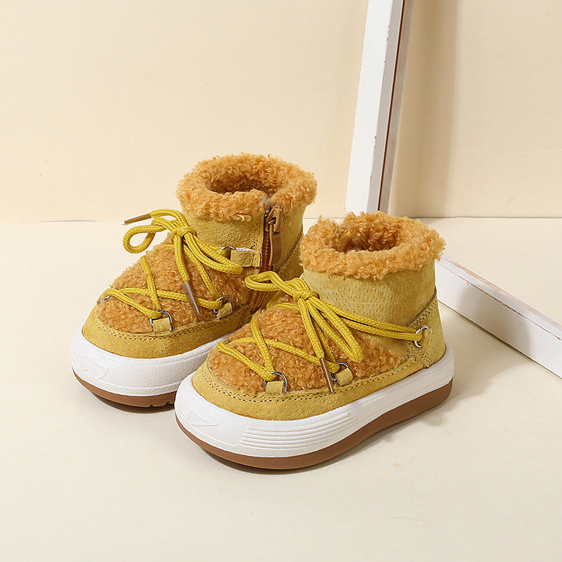 Plus Velvet Warm Korean Baby Cotton Shoes 7