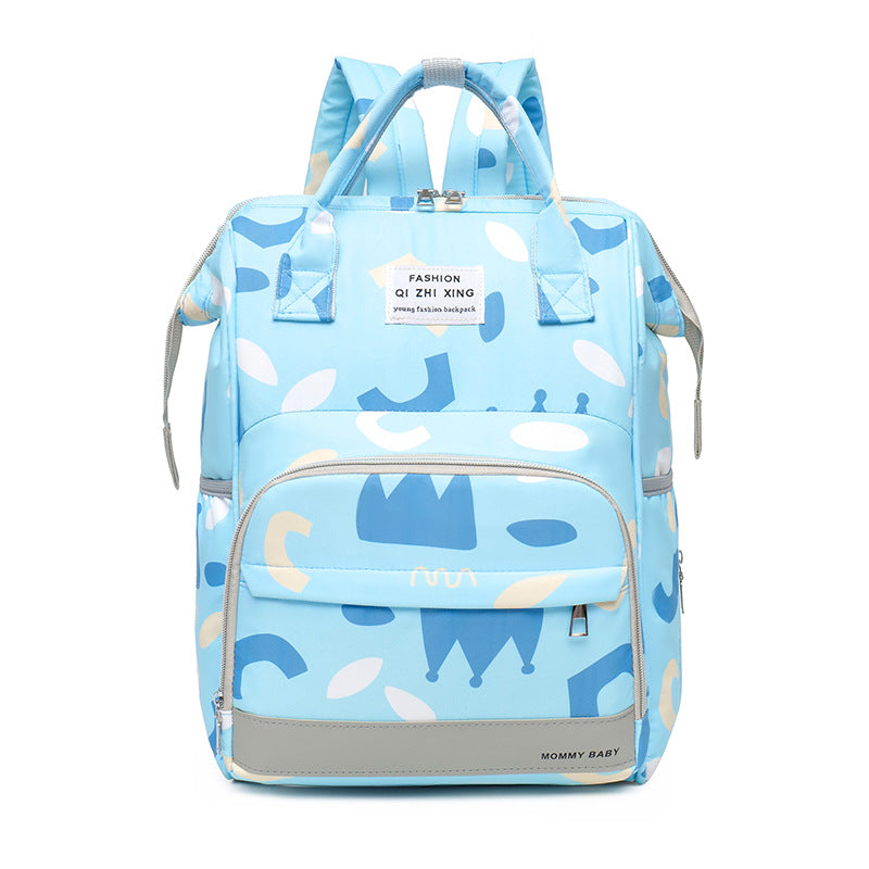Multi-compartment Mummy Bag Large Capacity Portable Backpack Baby Diaper Bag 6