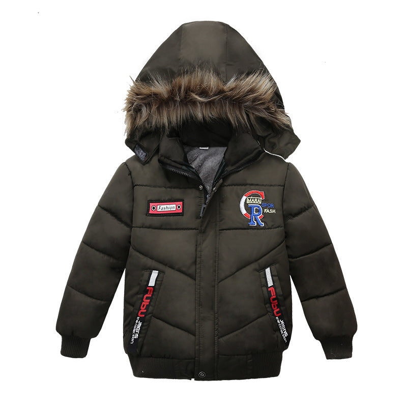 Small And Medium-Sized Boys Cotton-Padded Jackets 12