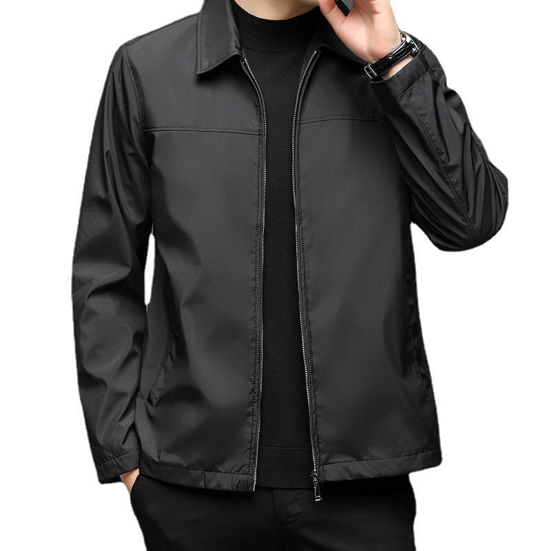 Lapel Jacket Fall Winter Coat Men's Clothing 5