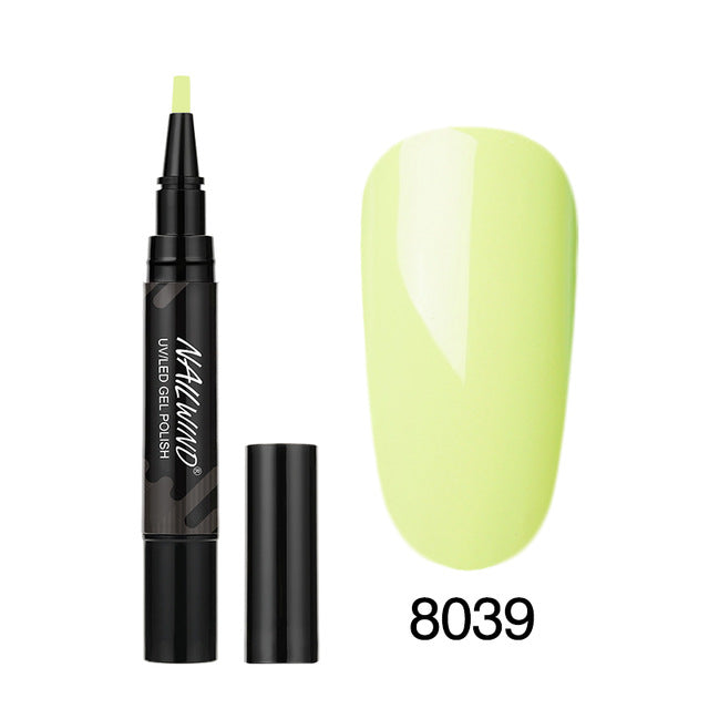 Art Manicure Venalisa 60 Colors Soak Off Enamel Convenience Clean Nail Glue Pen 15