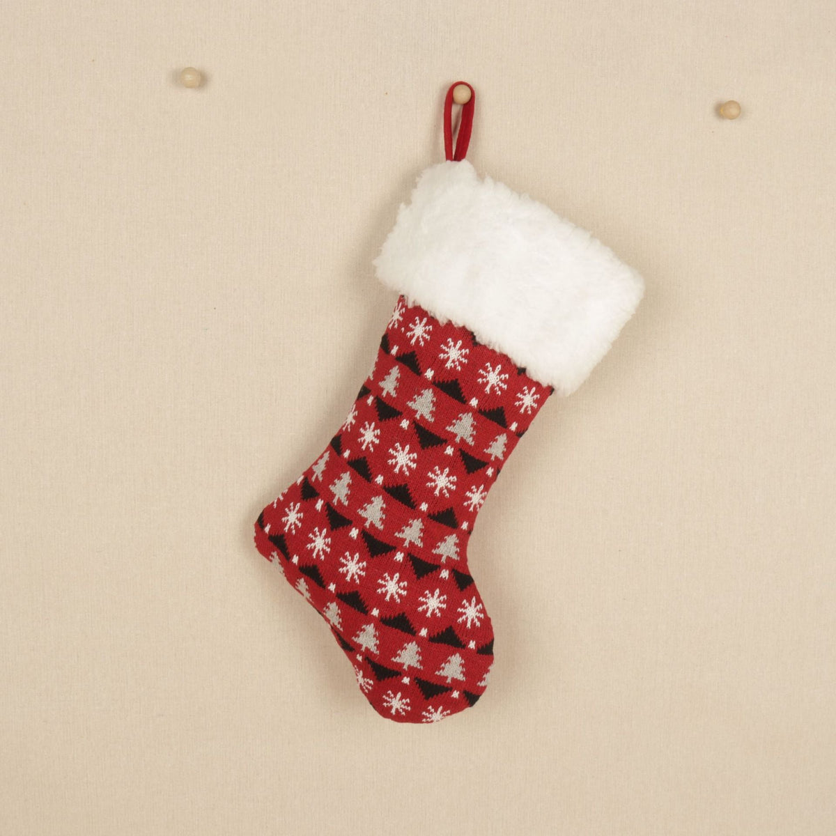 Christmas Knitted Socks Christmas Decorative Socks Candy Gift Bag Hanging Christmas Socks Hanging Gift Bag 7