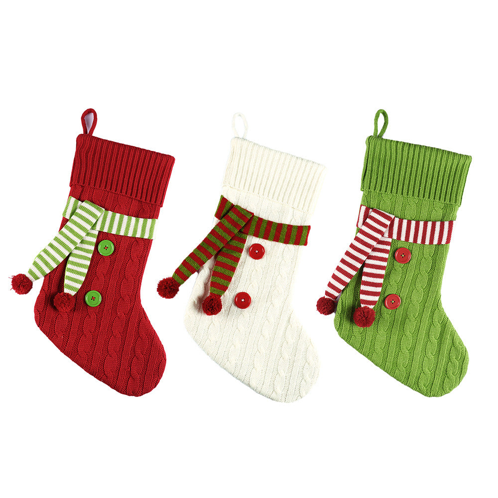 Christmas gift bags Christmas decoration gifts candy bags Halloween scarves Christmas socks 4