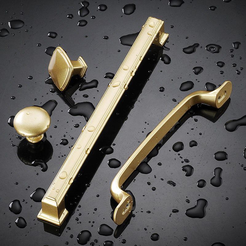 Gold Handle Closet Door Handle Drawer Cabinet Shoe Cabinet Single Hole Handle 5