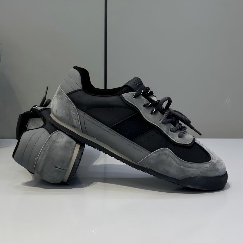 Men's New German Trainers, Soft Cushioned Breathable Run-style Shoes, Lace-up Low-top Versatile Casual Sneakers 6