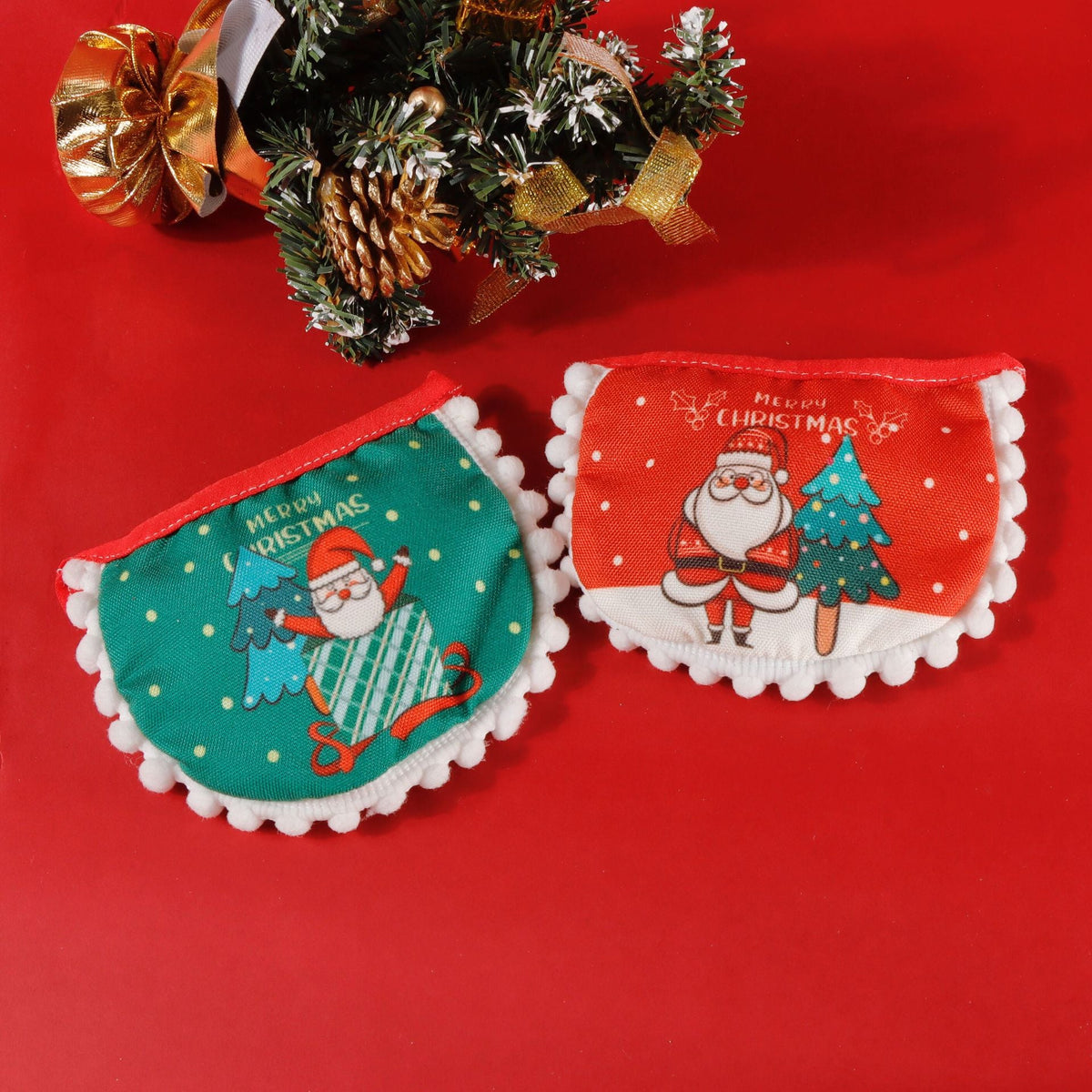 Pet Christmas Dress up, Cat Scarf, Scarf, Christmas Supplies, Hat Decorations, Dog Cute Set, Scarf 4
