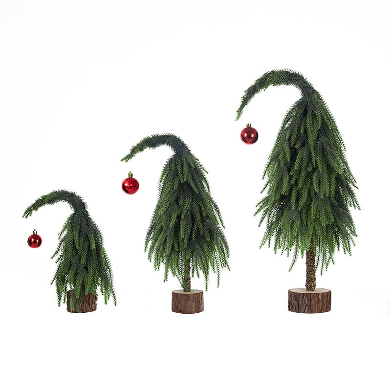 Crooked Neck Christmas Leaves Nobelson Home Small Desktop Ornament 5