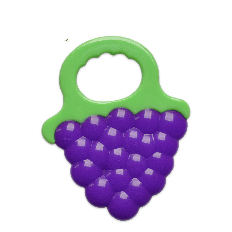 Toddlers Infants Baby Teething Toy Soft Silicone Fruit Teether Holder 4