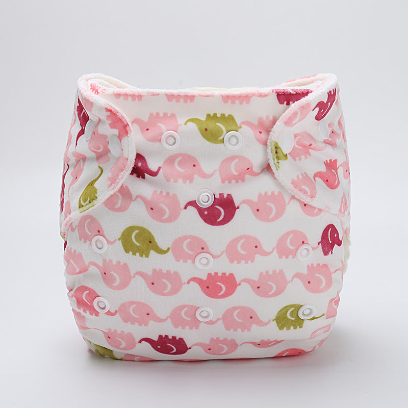Baby cloth diaper pants cartoon diaper pants 3