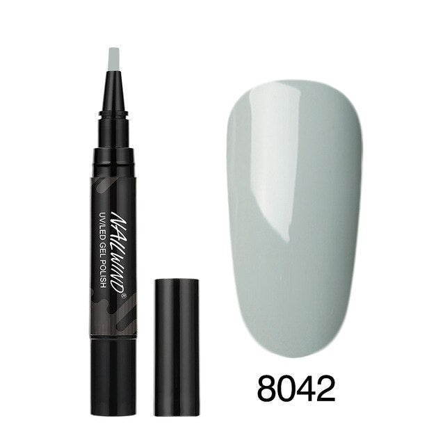 Art Manicure Venalisa 60 Colors Soak Off Enamel Convenience Clean Nail Glue Pen 18