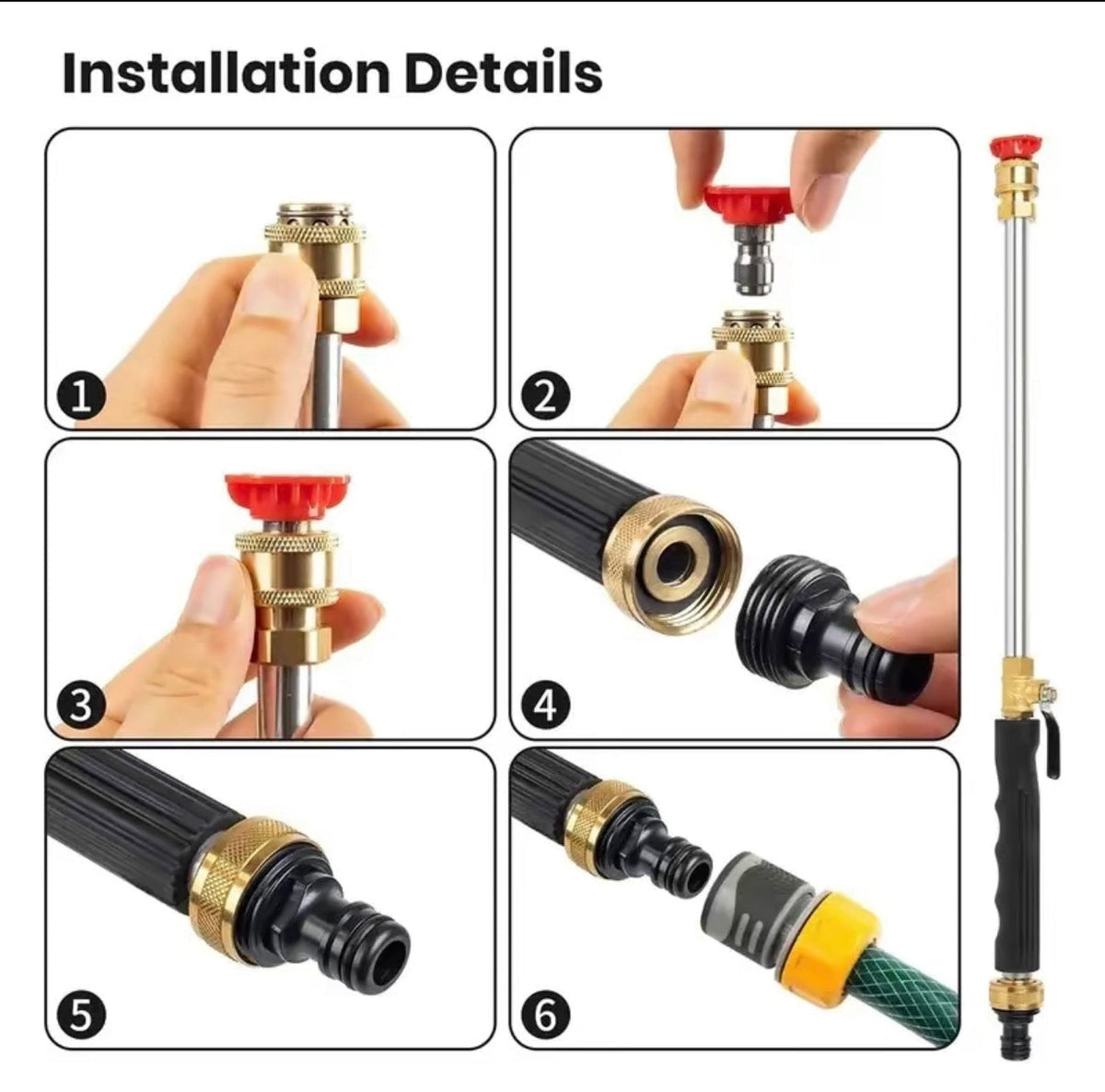 AquaForce Jet Nozzle Sprayer 8