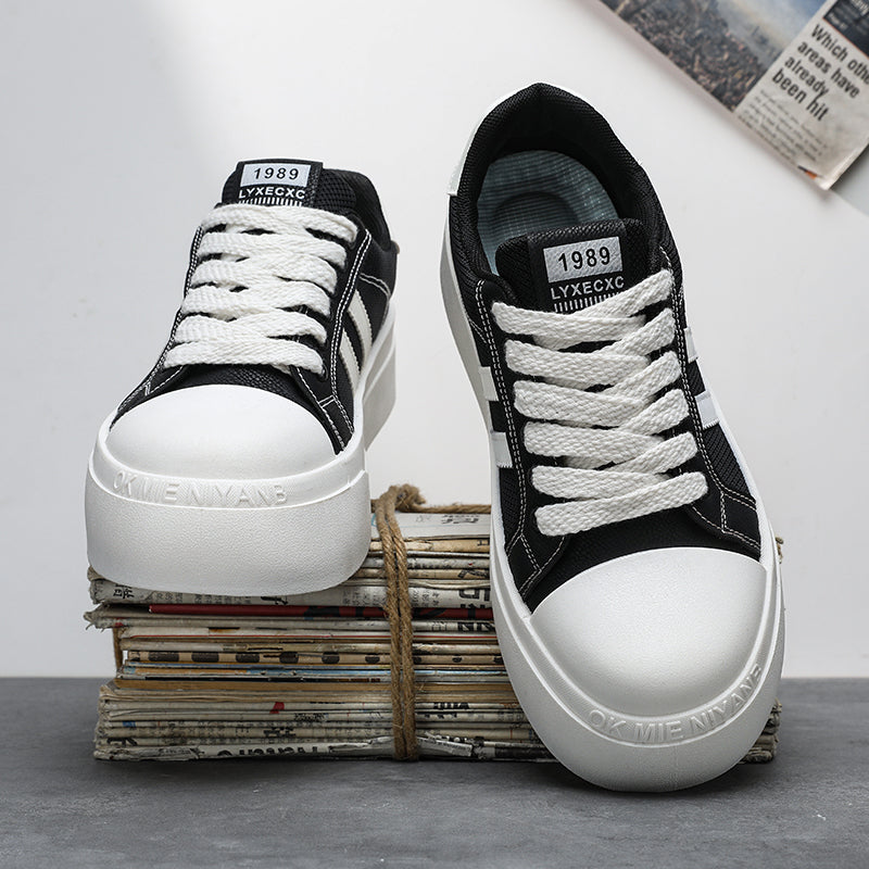 2026 New Height Increasing Men's Shoes, Summer Breathable Casual Platform Sneakers, Versatile Trendy Work Shoes 3