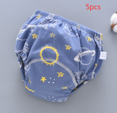 Baby Training Pants Washable 6-layer Gauze Diaper Cover 11