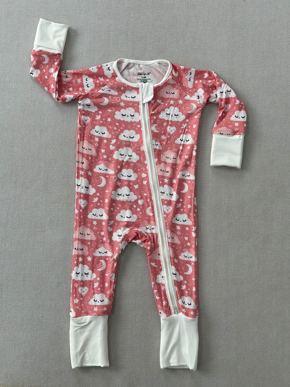 Bamboo Fiber Onesie European And American Style For Infants And Toddlers 9