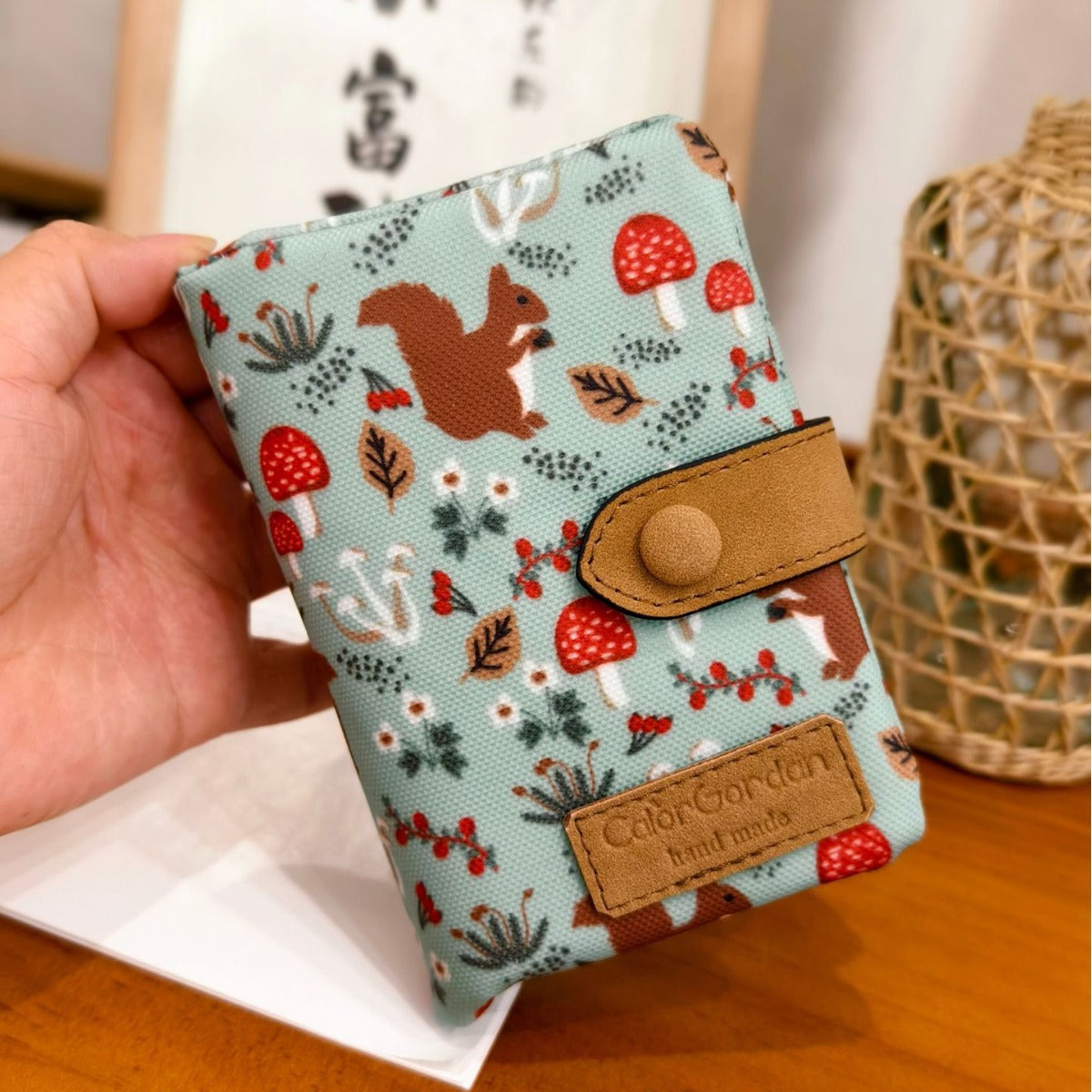 Multifunctional Tri-fold Fashion Multi-card-slot Printed Wallet 1