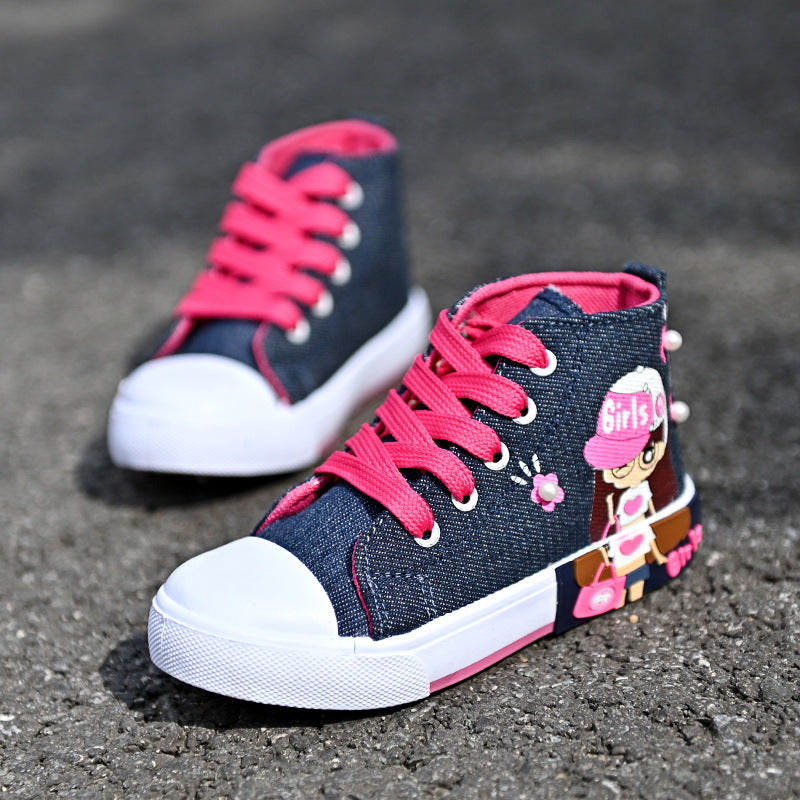 Children's Shoes Canvas Girls' Sneakers 2